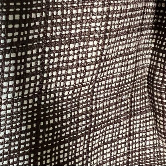 Etcetera 100% silk brown plaid blazer suit jacket size 8 B183 - Picture 3 of 4